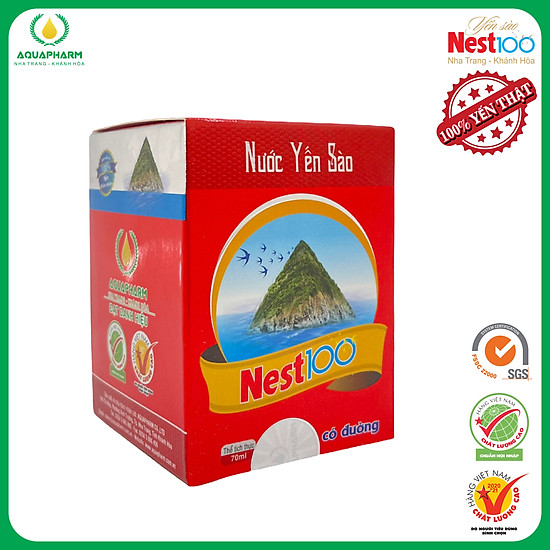 Nước yến sào nest100 có đường - hộp 1 lọ 70ml - ảnh sản phẩm 3