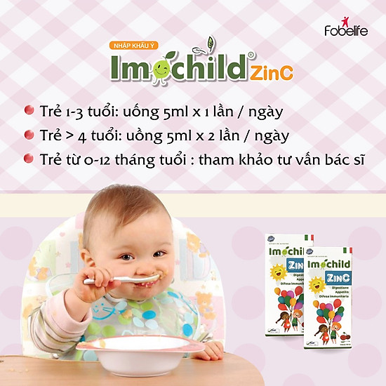 Siro imochild zinc giúp trẻ ăn ngon hấp thụ dưỡng chât - ảnh sản phẩm 4