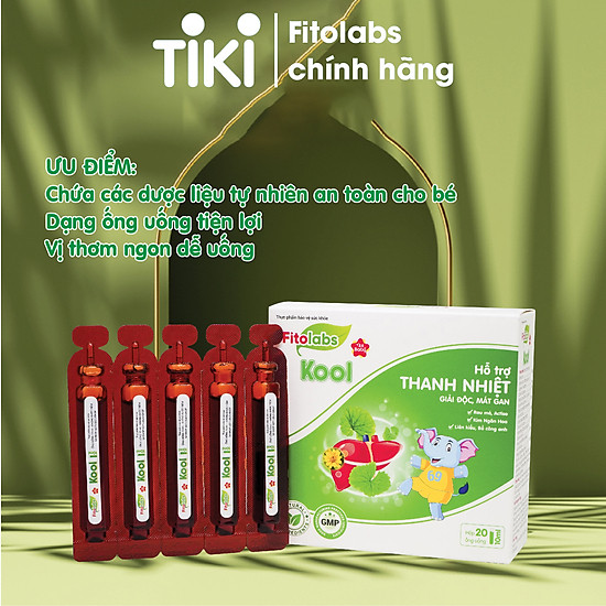 Siro fitolabs kool giúp thanh nhiệt, giải độc, mát gan - ảnh sản phẩm 5