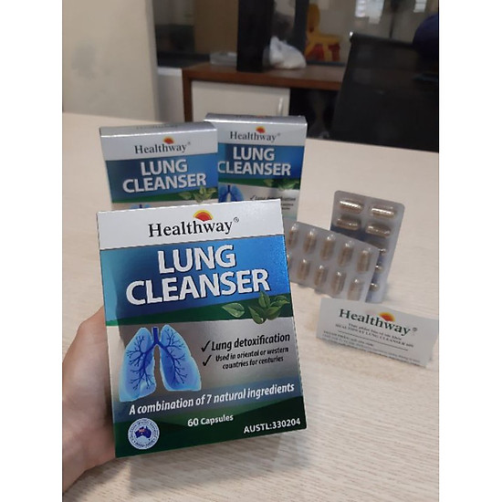 Thực phẩm chức năng thải độc phổi viên uống healthway lung cleanser 60 viên - ảnh sản phẩm 2