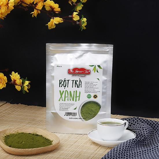 Bột trà xanh the lover tea 100g - làm bánh, pha trà, đắp mặt - ảnh sản phẩm 4