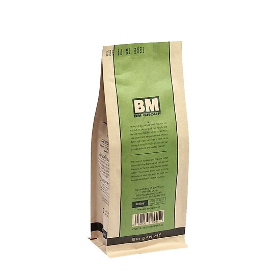 Cà phê bột gói 250g robusta - bm ban mê - hái chín rang mộc - nguyên chất - ảnh sản phẩm 5