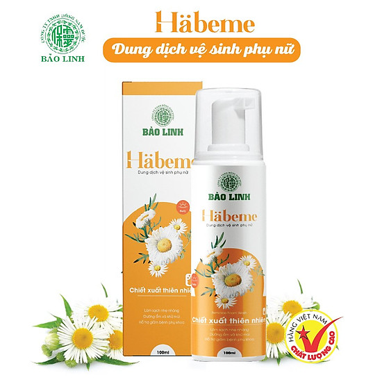 Dung dịch vệ sinh phụ nữ habeme dạng tạo bọt - 100ml - ảnh sản phẩm 1