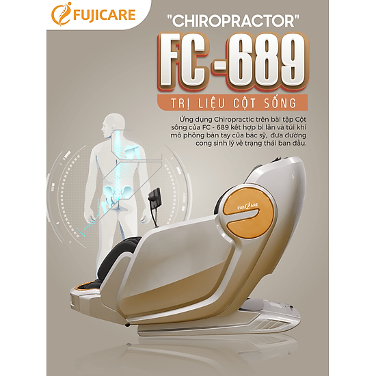 Ghế massage toàn thân fc-689 trị liệu hồng ngoại phiên bản cao cấp - ảnh sản phẩm 4