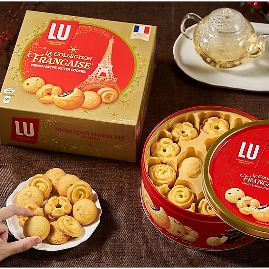 Bánh assorted cookies lu hộp 708g - ảnh sản phẩm 5