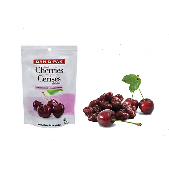 Quả cherry anh đào sấy khô dan.d.pak 100g,nguyên liệu nhập khẩu từ mỹ - ảnh sản phẩm 1