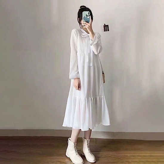 Chân váy dài, chân váy ulzzang ♥️ Chân váy vạt lệch phối đen trắng ♥️ Chân  váy chữ A, chân váy xòe - NhimShop CV09 - Deal Xu Hướng Giảm 50% Nhiều Sản  Phẩm