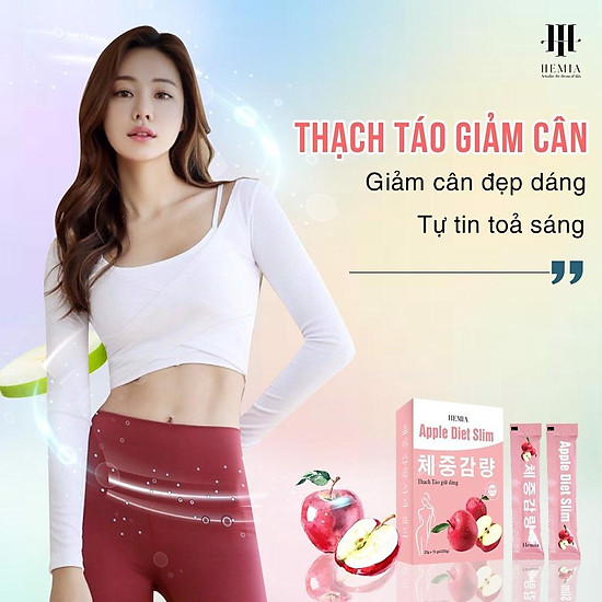 Thạch táo giảm cân hemia, an toàn tại nhà, 1 hộp 10 cái - ảnh sản phẩm 9