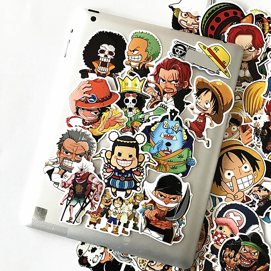 Decal dán tường trang trí các nhân vật hoạt hình sticker trong one piece - ảnh sản phẩm 7