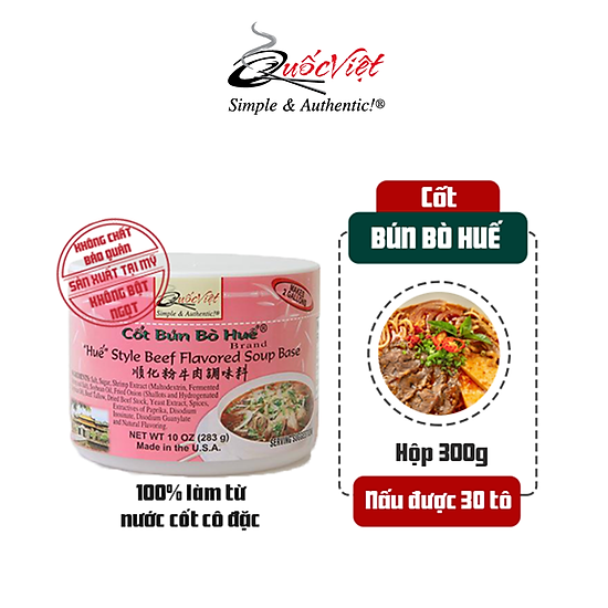 Cốt bún bò huế quốc việt - hộp 300g - vn10452 - ảnh sản phẩm 3