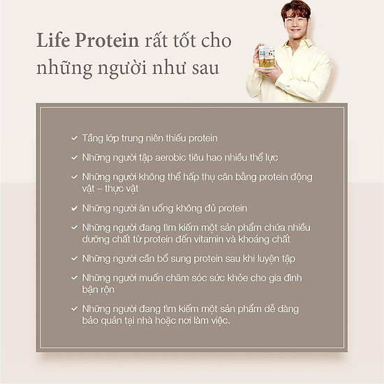 Life protein - protein động, thực vật cao cấp hàn quốc - ảnh sản phẩm 7