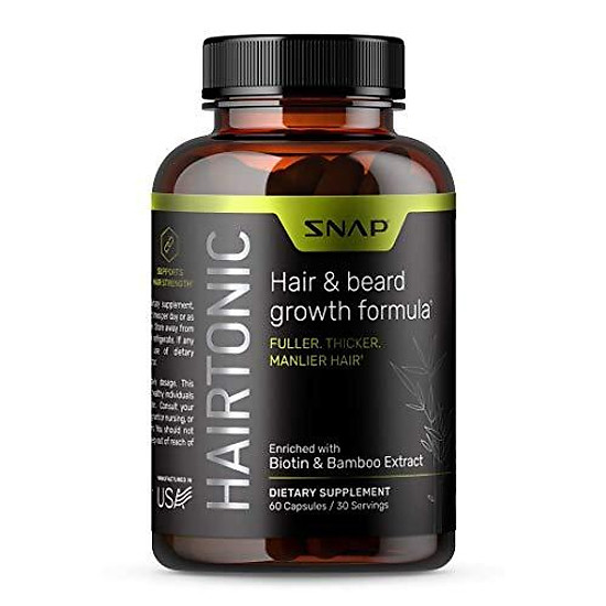 Mua Hair Growth Supplement for Men - Hair, Skin and Nail Supplement - Hair  Loss Supplement Vitamin with Biotin, Keratin, Bamboo - 60 Capsules - Male  Formula tại Global Ecom