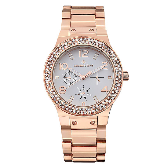 Đồng hồ Nữ Timothy Stone Women's FAÇON-STAINLESS Rose Gold-Tone Watch ...