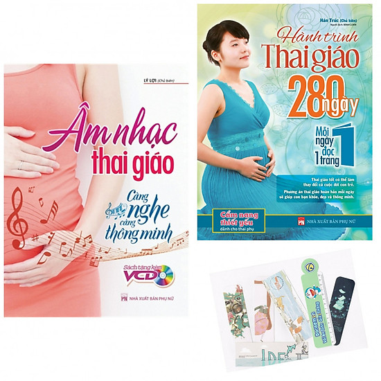 

Combo Âm Nhạc Thai Giáo - Càng Nghe Càng Thông Minh + Hành Trình Thai Gíao 280 Ngày + Tặng Kèm Bookmark PĐ