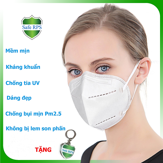 10 cái khẩu trang kn95 chống bụi mịn pm2.5 , cao cấp kháng khuẩn - ảnh sản phẩm 1