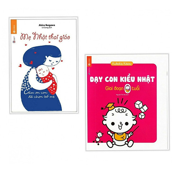 Combo 2 cuốn mẹ nhật thai giáo + dạy con kiểu nhật - giai đoạn trẻ 0 - ảnh sản phẩm 1