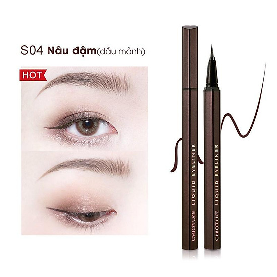 Bút kẻ mắt chioture liquid eyeliner không thấm nước lâu trôi không lem 0.5g - ảnh sản phẩm 1