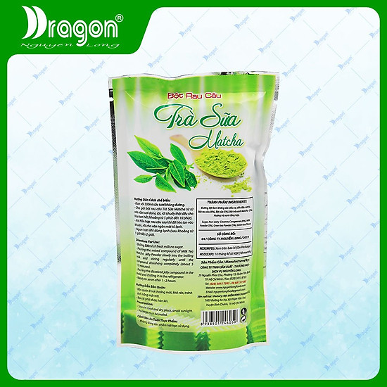 Bột rau câu trà sữa matcha 106g - ảnh sản phẩm 5