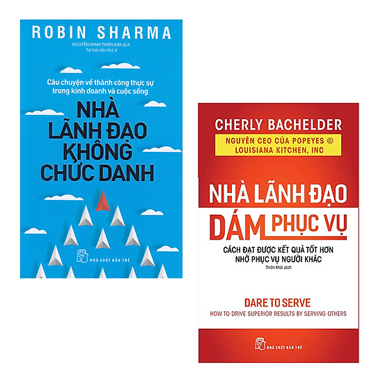 

Combo Sách Lãnh Đạo: Nhà Lãnh Đạo Dám Phục Vụ, Nhà Lãnh Đạo Không Chức Danh