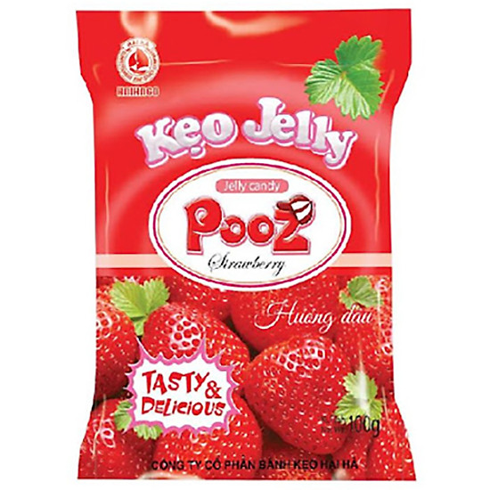 Kẹo jelly pooz hương dâu 100g - ảnh sản phẩm 2