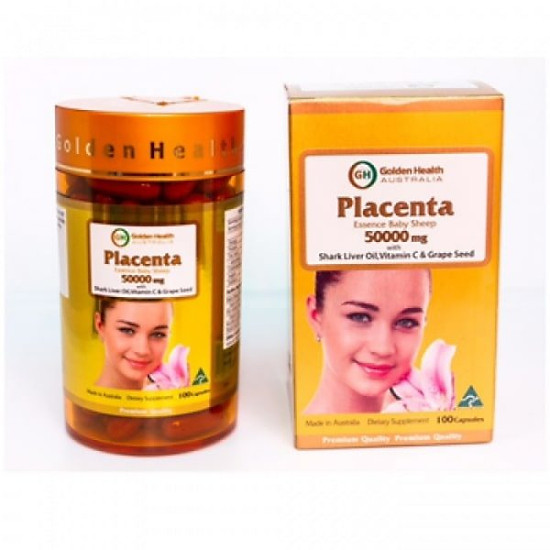 0123982 viên uống nhau thai cừu golden health placenta 50.000mg bồi bổ cơ - ảnh sản phẩm 1