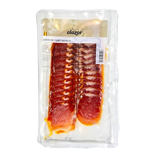 Thịt lợn muối, lomo de cebo iberico, sliced 100g - alazor - ảnh sản phẩm 1