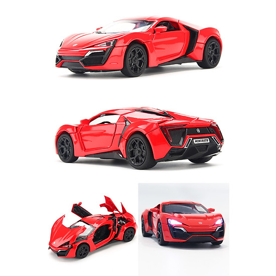 Mô hình xe lykan hypersport fast and furious 7 1 32 miniauto - 32013 - ảnh sản phẩm 7