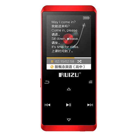 Máy Nghe Nhạc Lossless Bluetooth Ruizu D02 8GB (2018) - Hàng Chính Hãn...