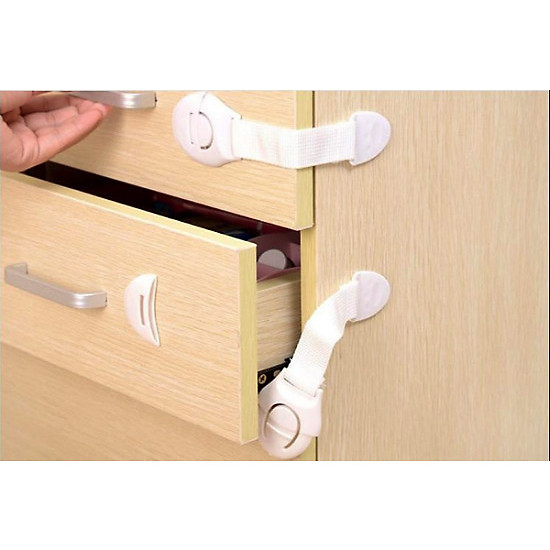 Combo 03 đai khóa gài cửa phòng, ngăn kéo, tủ lạnh an toàn cho bé - ảnh sản phẩm 4