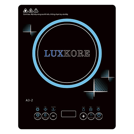 Bếp Điện Từ Đơn Luxkore A3-2 + Tặng 1 Nồi Inox Nắp Kính Đa Năng ...