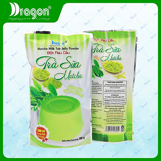 Bột rau câu trà sữa matcha 106g - ảnh sản phẩm 3