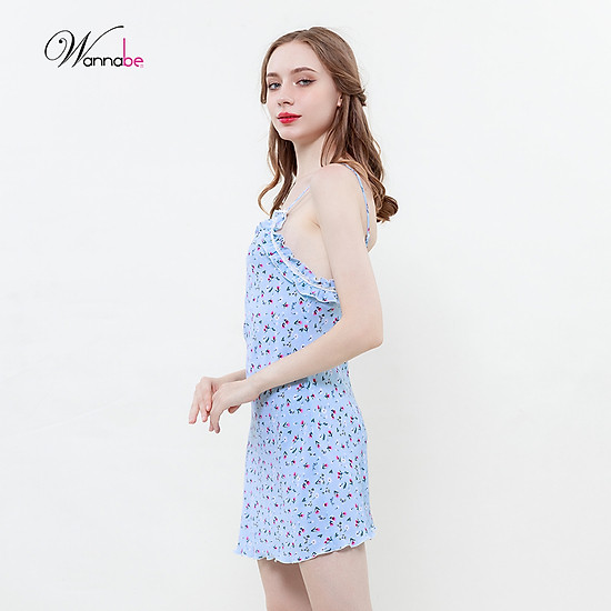 Đầm ngủ phi lụa cao cấp Wannabe DNS23 váy ngủ hai dây cut-out lộ lưng trần  quyến rũ nữ tính | Lazada.vn