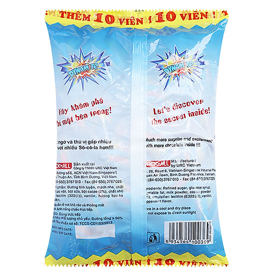 Kẹo Cứng Bạc Ha Nhan So Co La Jack N Jill Dynamite 330g Tiki