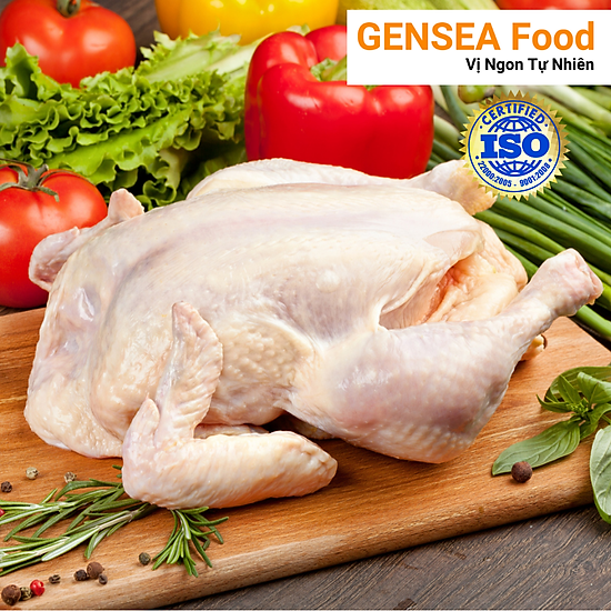 Hcm gà dai nguyên con nhật bản gensea food g5012 1-1,5kg con làm sạch thịt - ảnh sản phẩm 2