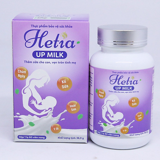 Viên lợi sữa hetia upmilk - tăng tiết số lượng và dinh dưỡng trong sữa mẹ - ảnh sản phẩm 1