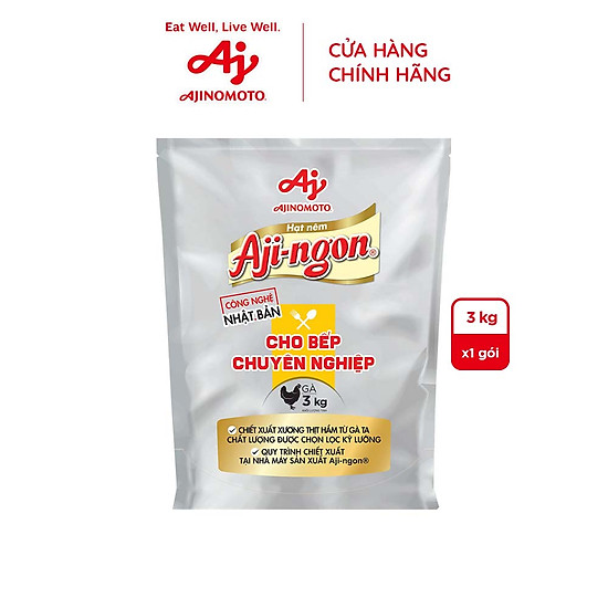 Hạt nêm aji-ngon gà 3kg - ảnh sản phẩm 1