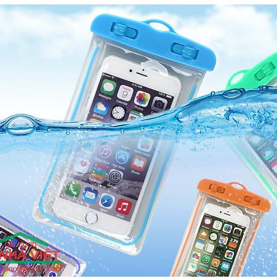 Túi đựng điện thoại chống nước - trong suốt 2 mặt có dây đeo - ảnh sản phẩm 1