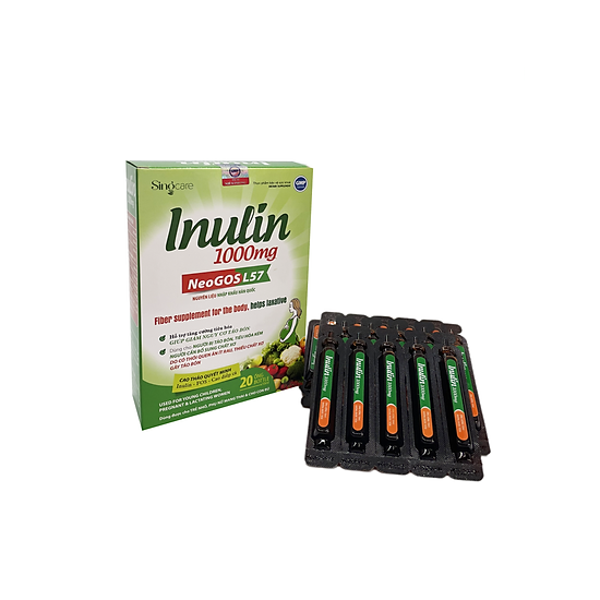 Inulin - dạng ống dễ uống  dùng cho người bị táo bón, tiêu hóa kém, hấp - ảnh sản phẩm 2