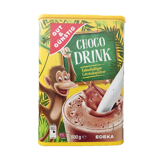 Bột choco drink gut & gunstig pha uống hộp 800gr - ảnh sản phẩm 3