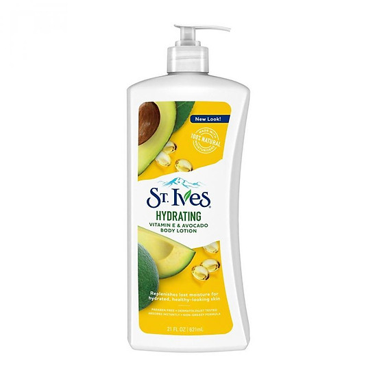 Sữa Dưỡng Thể ST. IVES Vitamin E Chai 621ml