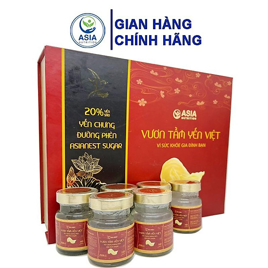 2 set quà tặng tổ yến chưng đường phèn cao cấp asia nest sugar asia - ảnh sản phẩm 3