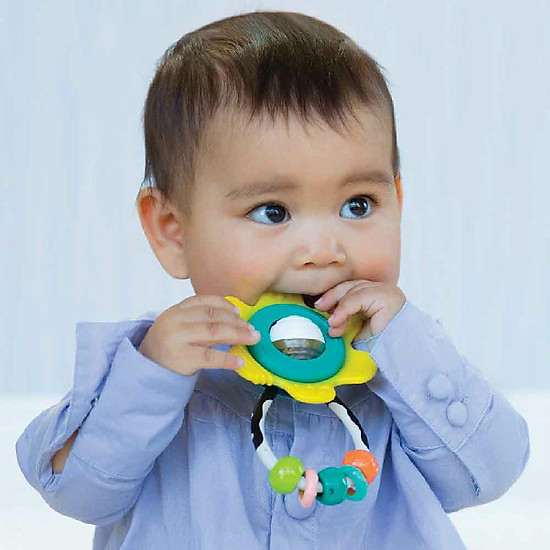 Bông hoa xúc xắc gặm nướu - bpa free infantino 216314 - ảnh sản phẩm 2