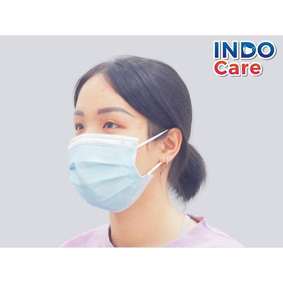 Indocare khẩu trang y tế tinh dầu thảo dược kháng khuẩn 99% khử mùi hơi - ảnh sản phẩm 6