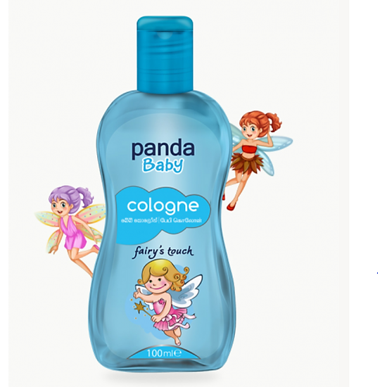 Combo hộp 3 nước hoa cho bé panda baby cologne 100ml xanh, hồng, vàng - ảnh sản phẩm 2