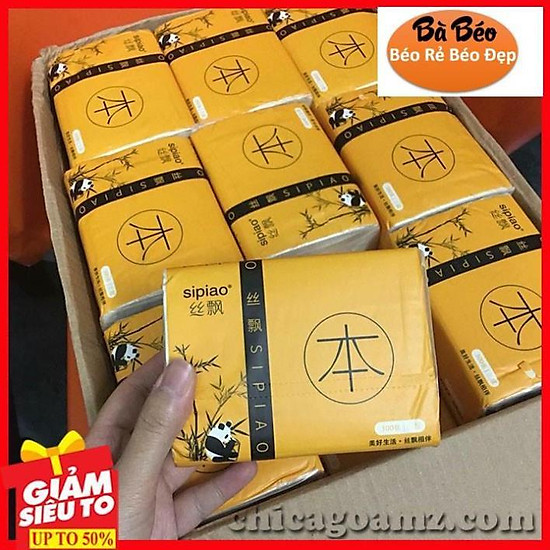 Thùng giấy ăn gấu trúc 30 gói, một thùng giấy ăn gấu trúc sipiao hàng đủ - ảnh sản phẩm 5