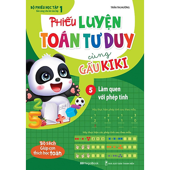 Phiếu luyện toán tư duy cùng gấu kiki 5 làm quen với phép tính - ảnh sản phẩm 2