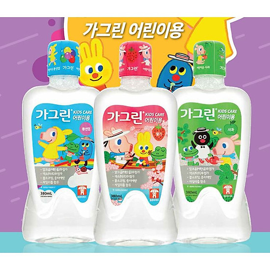 Nước súc miệng trẻ em hương trái cây dental care gargle garglin for kids - ảnh sản phẩm 2