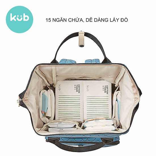 Balo túi xách bỉm sửa đa năng thời trang cho mẹ - dung tích 20l, chống thấm - ảnh sản phẩm 3