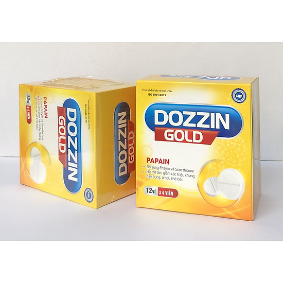 Viên sủi tiêu hóa dozzin gold hộp 48 viên - ảnh sản phẩm 2