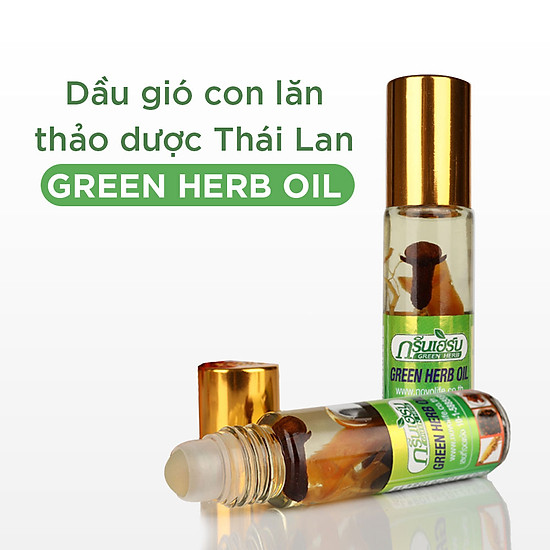 Chai 8ml dầu lăn sâm thảo dược green herb oil - ảnh sản phẩm 2